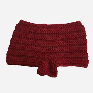 Unbranded Women's Burgundy Shorts
